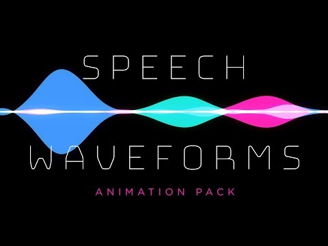 Speech Waveform Animations, a Background Graphic by Enchanted Studios (Thumbnail 4 of 4)