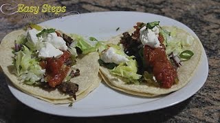 Full Beef Tacos | Soft Taco | How To Make Beef Tacos in Easy Steps Guide