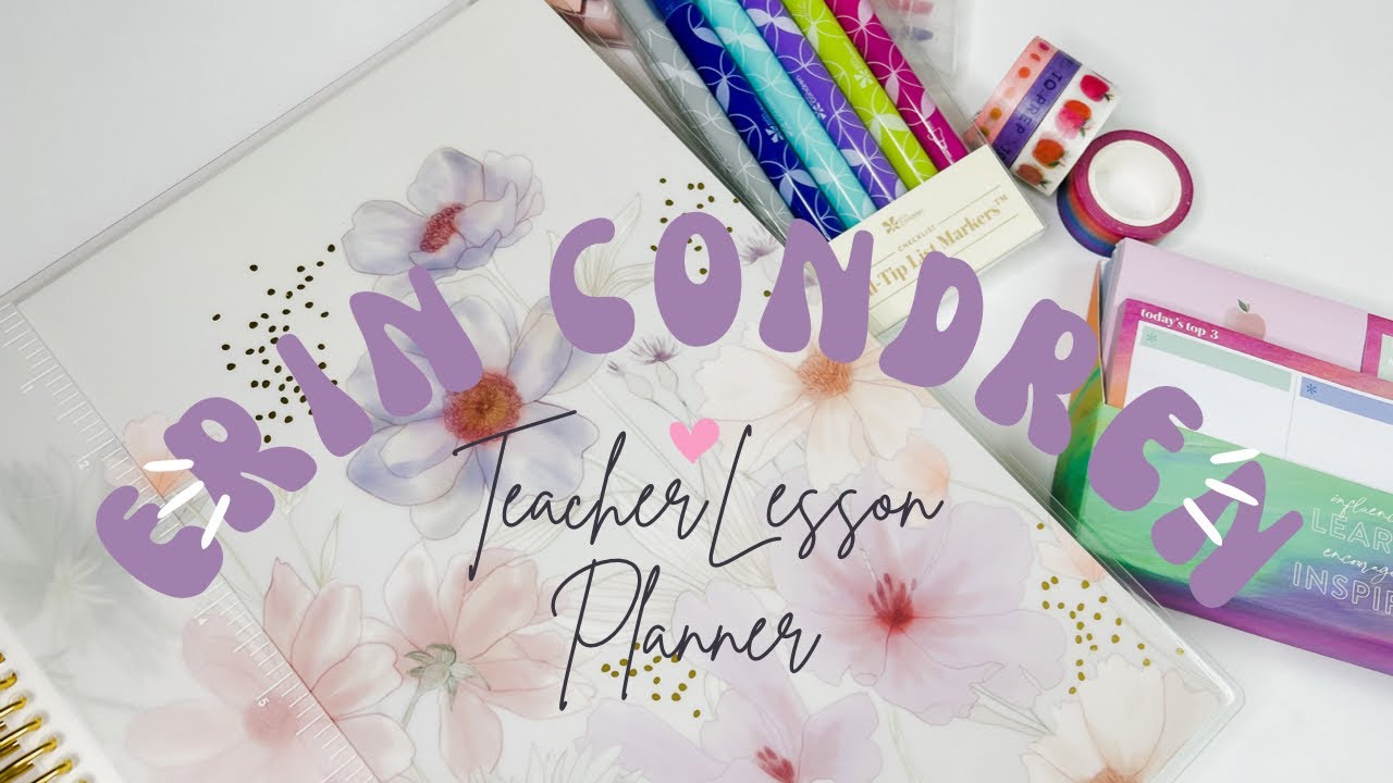 20232024 Erin Condren Teacher Lesson Planner Review YouTube