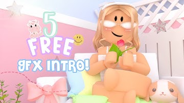 5 Free Roblox GFX Animated Intro (no text) | Lydixsy ☆