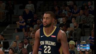 nba2k20 gameplay - new orleans pelicans - new york knicks