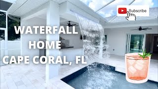 NEW CONSTRUCTION WATERFALL HOME | Cape Coral, Fl