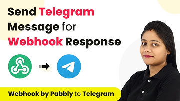 How to Send Telegram Message for Webhook Response | Webhook Telegram Integration