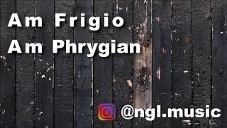 Video thumbnail of "Am Frigio Backing Track - Am Phrygian Backing track"