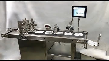 Printing barcode and numbers on medicine cartons and verifying with Baumer Camera