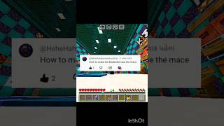 how to make bladeXbot to use mace #minecraft #pvp-tut