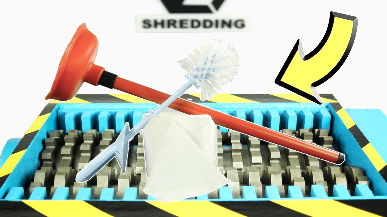 EXPERIMENT SHREDDING VS TOILET PAPER YouTube
