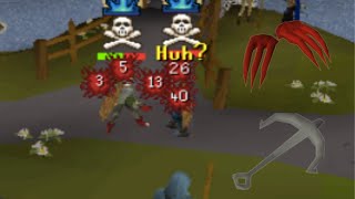Maxed 60 Attack Med Level In Pvp With Dragon Claws And Granite Maul - Osrs Live Pk Commentary