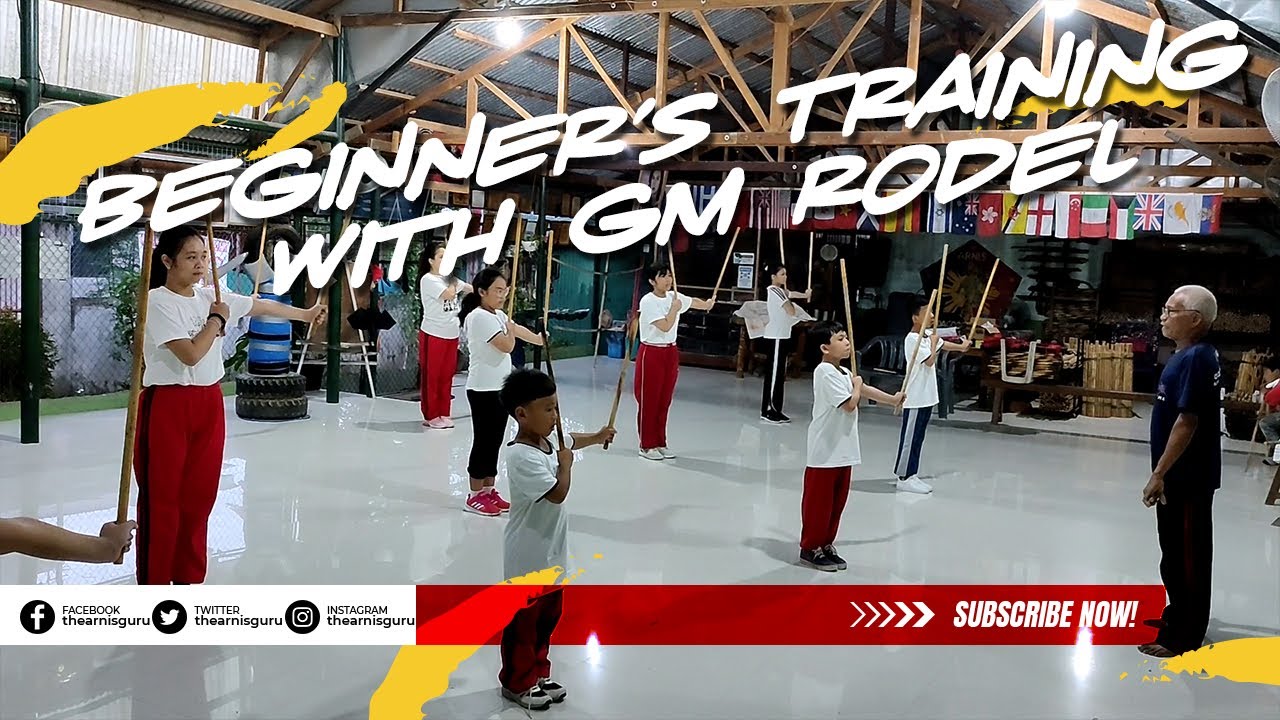 Beginner's Training with GM Rodel Dagooc | The Arnis Guru