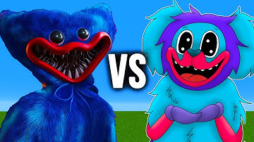 Pixel Art PJ Pug-a-Pillar vs Huggy Wuggy | Poppy PlayTime 2 vs fnaf in Minecraft