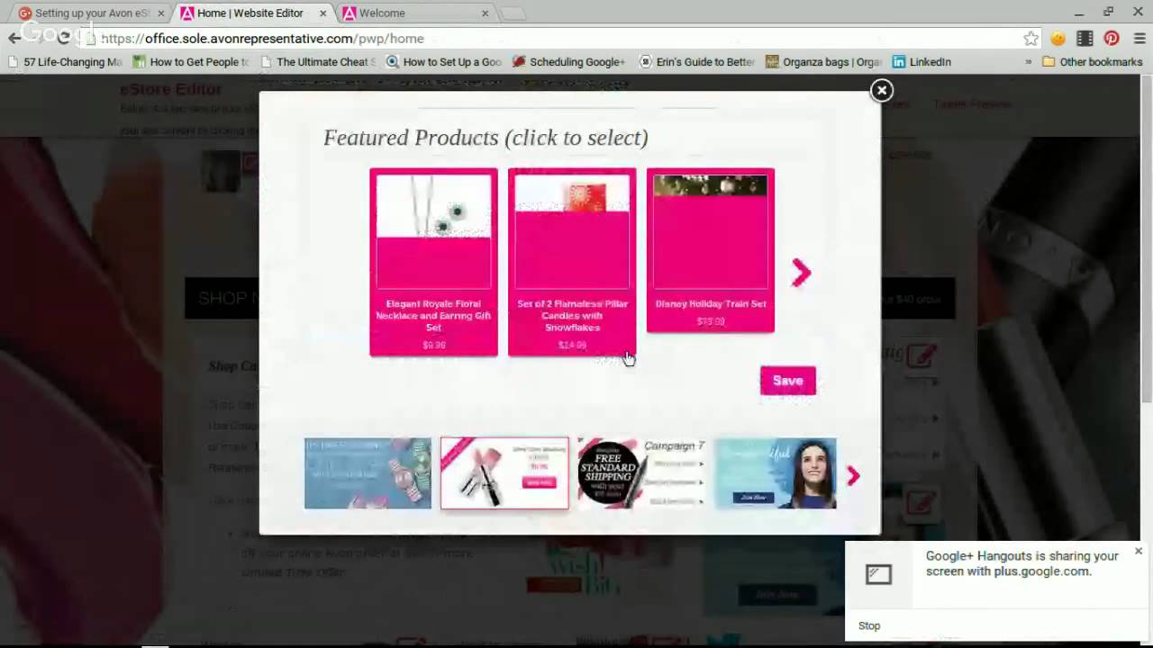 Setting up your Avon eStore for Success