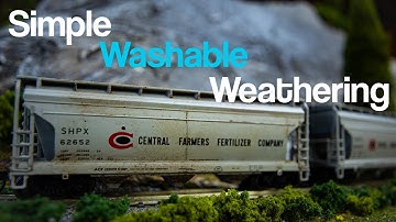 Model Railroad - Quick, Easy, Affordable Weathering