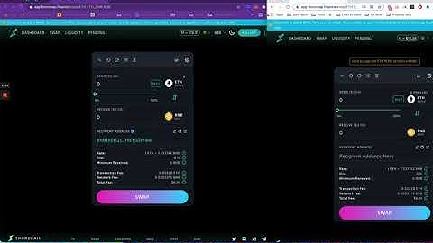 How to swap native ETH for native BNB on Thorswap DEX & skip centralized exchanges