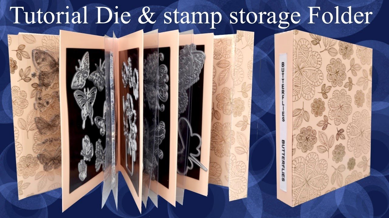 💡✂️How to Tutorial Make your own Die cutting & Clear Stamp storage Folder  Categorize for easy access 