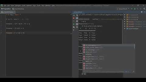 Propositional Logic in Python