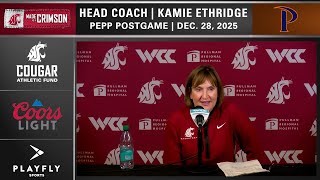 WSU WBB: 'More Savage' | Kamie Ethridge/Ele Villa/Charlotte Abraham Pepperdine Postgame | 12/28/25