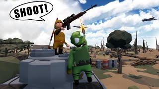 2 SOLDIERS GOING TO WAR in HUMAN FALL FLAT