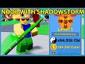 Noob With Full Team of ShadowStorm Pets in Roblox Ninja Legends