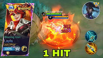 LAYLA 100% BEST DAMAGE BUILD AND EMBLEM!! (layla best build 2025) - MUST TRY! - MLBB