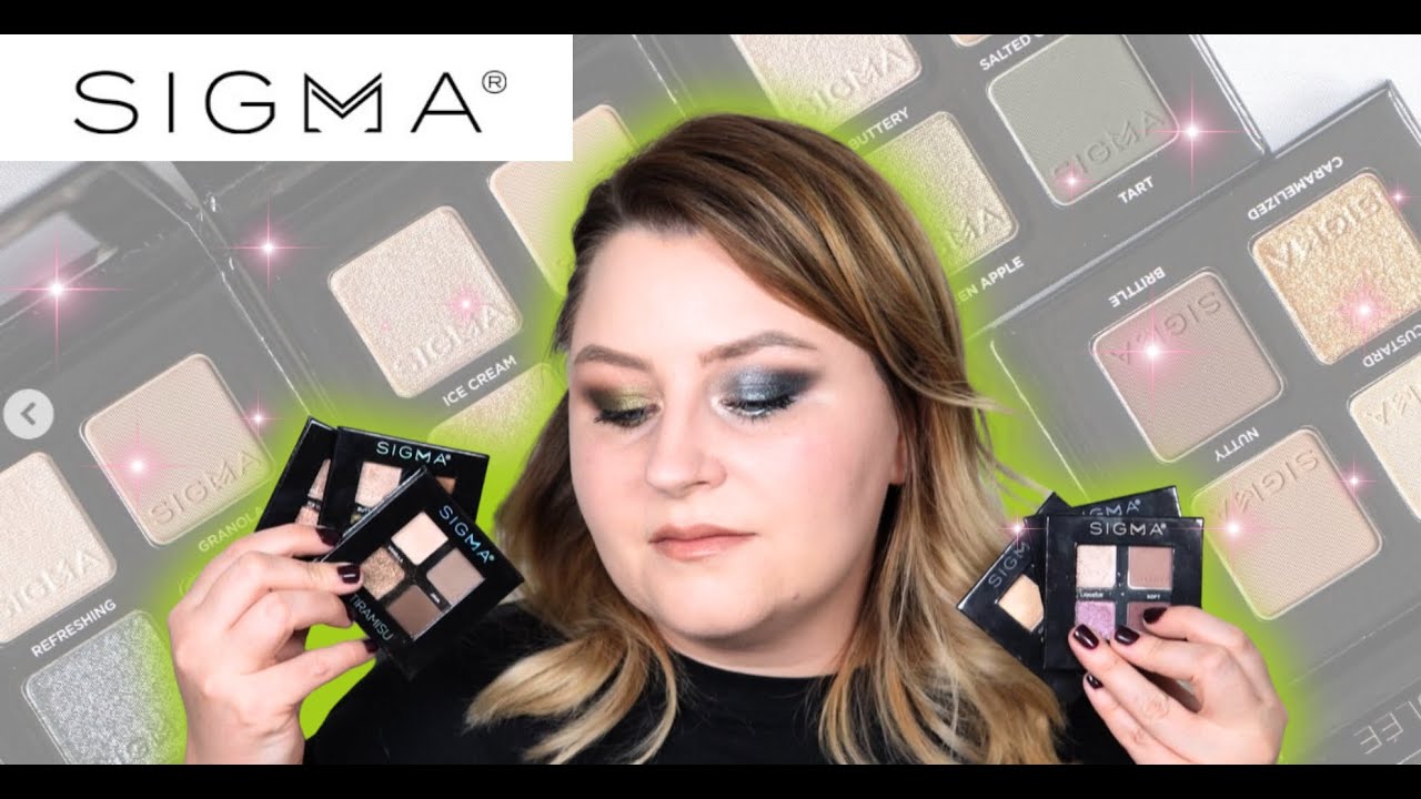 Sigma Beauty kolekcja Patisserie 🍰 makijaż każdym z 6 quadów YouTube