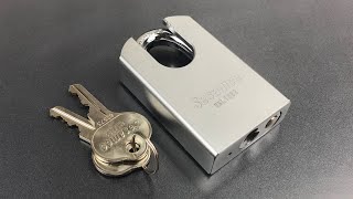 [701] Sesamee 50mm Closed Shackle Padlock Picked and Gutted (Model 53311)