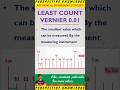 least count calculation 0.01 mm of vernier #perspective_knowledge #qualitytools #leastcount #vernier