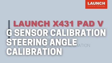 X-431 PAD V | Steering Angle Calibration | LAUNCH