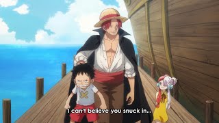 Luffy promises Shanks to take care of Uta || ONE PIECE 1030