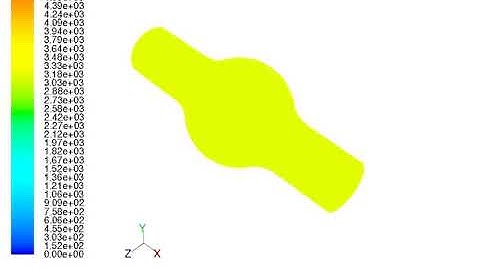 FSI simulation of aneurysm