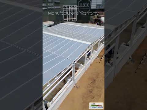 18mm Sunpal White Ice Polycarbonate Roofing Project