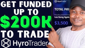 Crypto Traders Wanted - Get Funded with HyroTrader Up To $200k