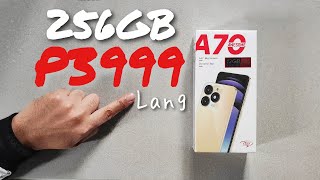 ITEL A70 UNBOXING REVIEW | TAGALOG