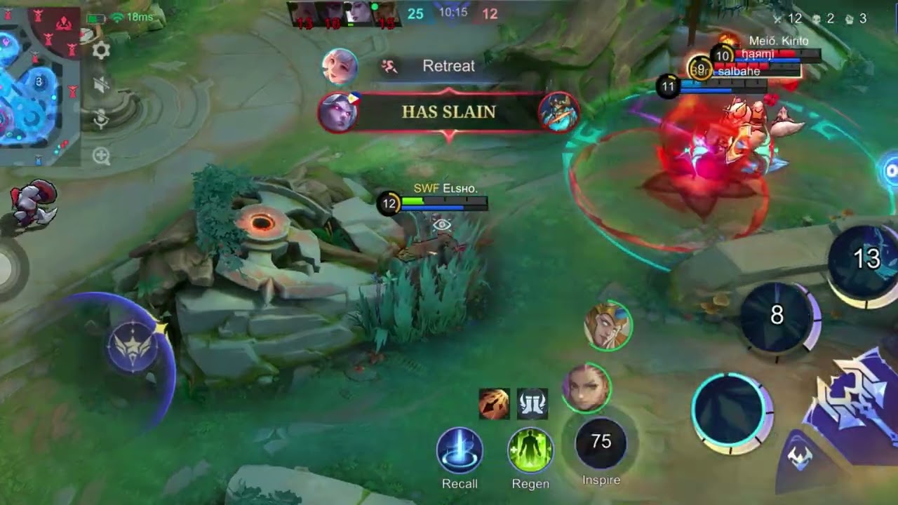 ganito ko tinatapatan sa lane si ixia #miyamlbb 