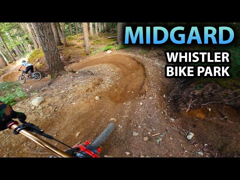 TRAIL SPOTLIGHT - Flowy Fast Creekside Trail at Whistler Bike Park - 'Midgard' | RAW