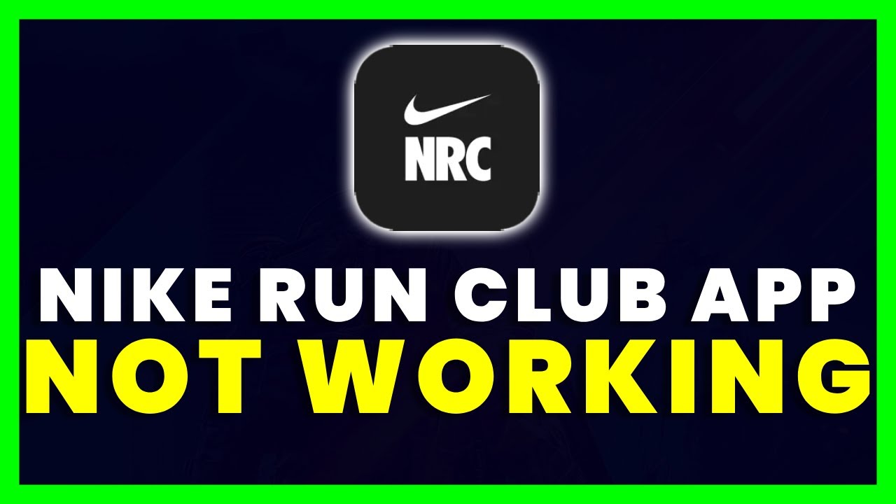 Staan voor Marine Broer How to Fix Nike Run Club App Not Working - YouTube