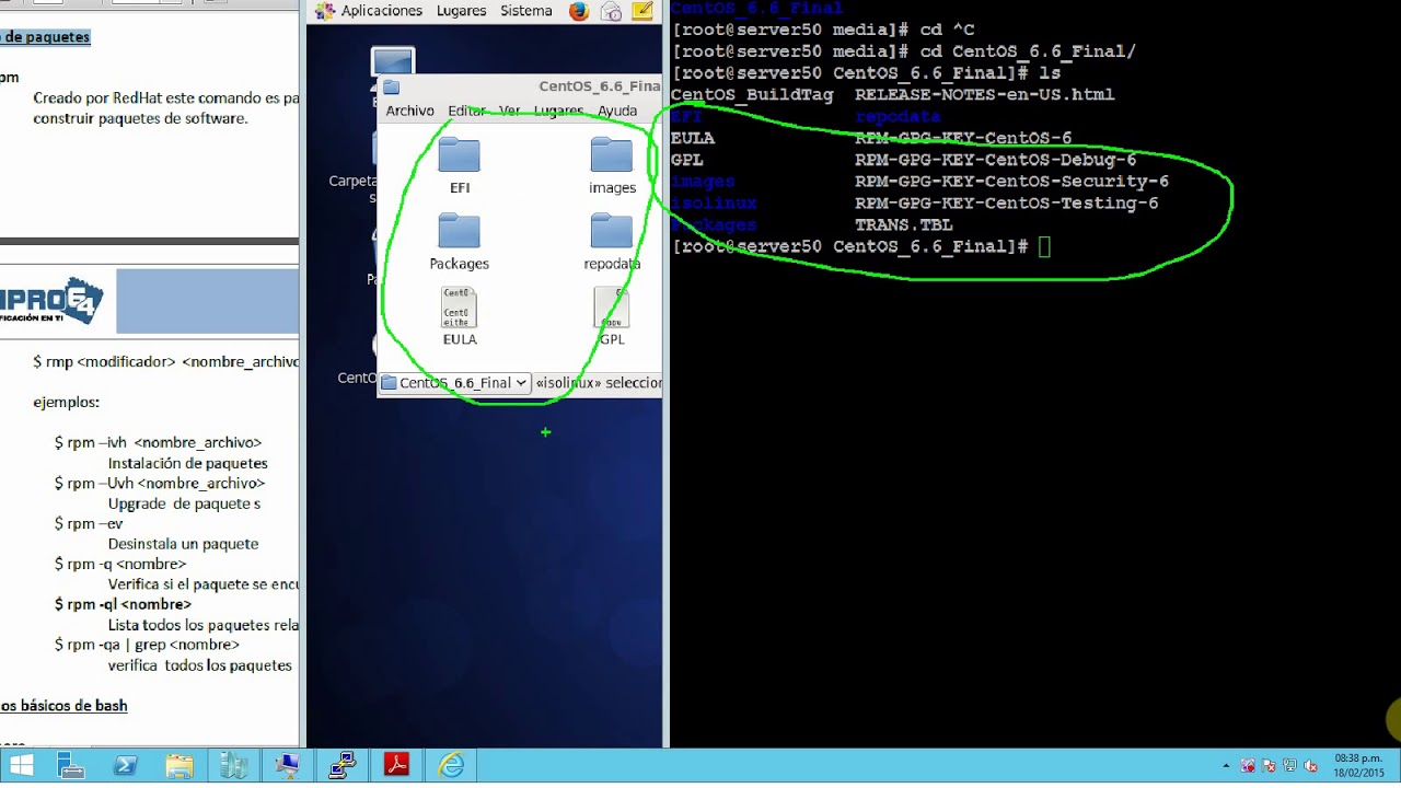 Administracion De Servidores Linux CentOS Clase 06 Manejo De Paquetes 
