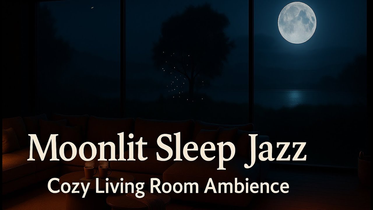 Moonlit Sleep Jazz – Cozy Living Room Ambience (No Vocals, Low Dynamics) | 수면 재즈 피아노