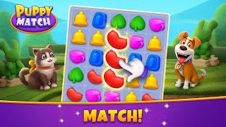 Puppy Match : Match 3 Game Gameplay Android screenshot 3