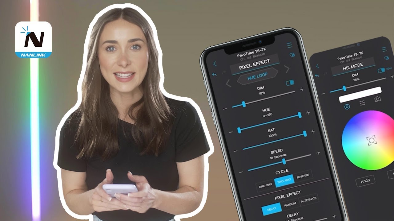 How to Setup your PavoTube T8-7X through NANLINK APP - YouTube