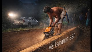 Misi kemanusiaan #woodworking  #part3 satu kampung turun tangan