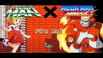Mega Man 1 in Mega Man Maker: Fire Man stage (Custom Soundtrack)