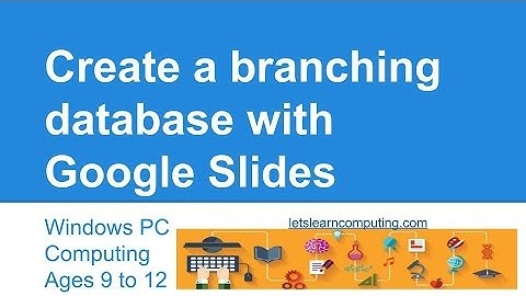 Computing tutorial for UK curriculum primary school teachers: Google Slides