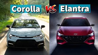 2023 Toyota Corolla vs 2023 Hyundai Elantra Visual Comparison | Corolla or Elantra?! | Sedans Clash!