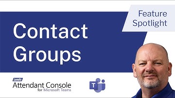 Using and Creating Contact Groups in Landis Attendant Console for Microsoft Teams
