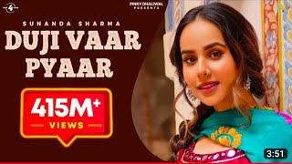 Duji vaar Pyar | Sunanda Sharma |  sukh-E | jaani | Arvindr k | official video | Mad 4 music https:/ Thumb