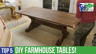 Top 5 Diy Farmhouse Tables Best Maker Builds