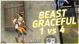 SOLO VS SQUAD || WITH GRACEFUL BEAST BUNDLE 🔥 !!!