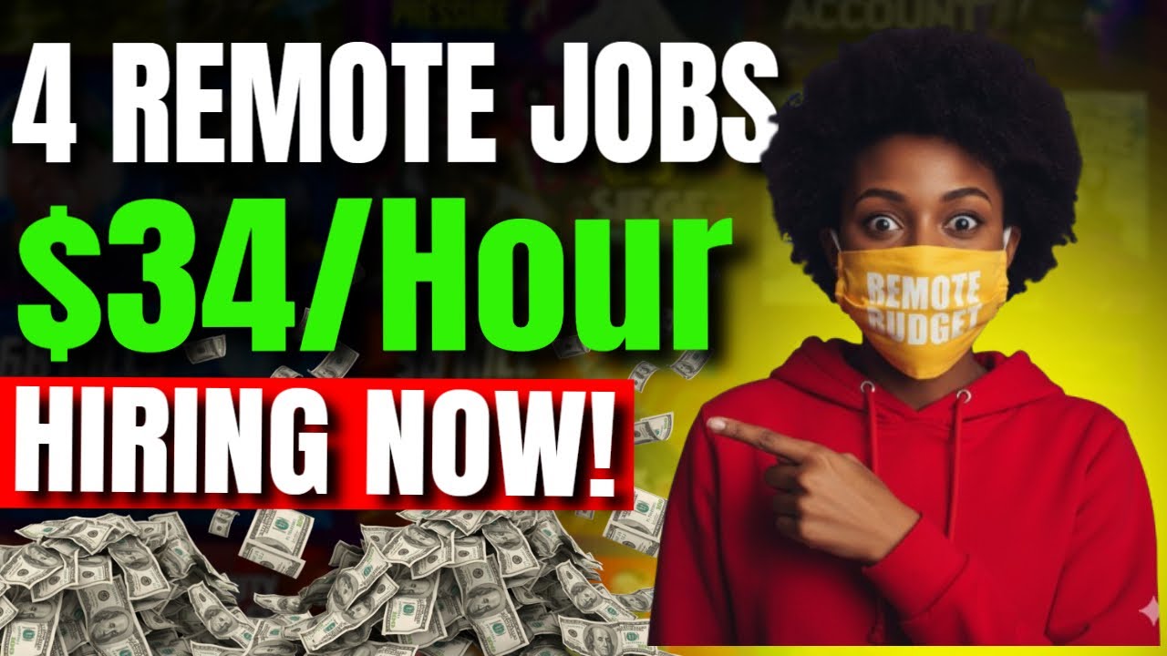 “4 Remote Jobs You Can Apply for Right Now  No Experience + $56hr Role at Coca Cola!”