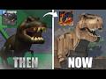 Roblox Jurassic World Game THEN &amp; NOW Comparison !