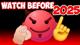 Watch This Before 2025 (1 Day Left...)